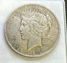 1922 Silver Peace Dollar 90% Silver Coin 26.64 Grams