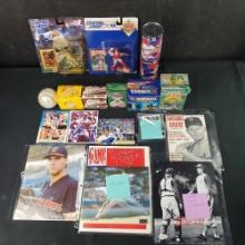 MLB Collection 1980-90s Autographed cards/memorabilia Topps Fleer Upper Deck some factory sealed