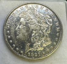 1921 Morgan Silver Dollar 90% Silver Coin 26.64 Grams