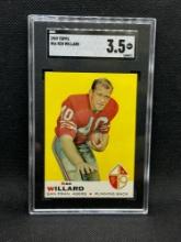 1969 Topps #66 Ken Willard SGC 3.5 Football Card