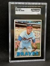 1967 Topps #456 Phil Niekro SGC Authentic Baseball Card