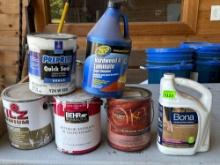 Paint Supplies & Floor Cleaner