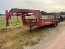 S-2000 Parker Gooseneck trailer 20ft