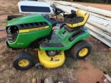 G- John Deere E120 riding lawnmower