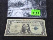 1957 B Series, US Silver Certificate.