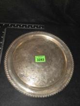 WM Rogers Silver Serving Tray. 870