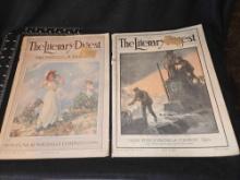 2- Literary Digest Magazines. September 1916, and June 1917. Both one Money.