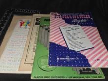 5-Vintage Books or Sets of Sheet Music. All one Money.