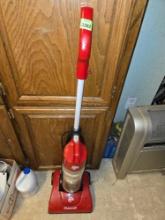 Red Devil, Dynamite Cyclonic Bagless Vacuum.