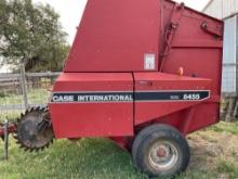 international 8455T round baler 4 foot wide twine only