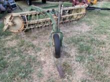 John Deere 660 5 bar hay rake, with Dolly