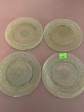 Decorative plates set of four