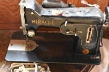 Vintage sewing machine. Please bring a bag or box for your items