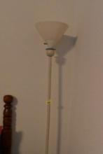 Floor lamp with glass shade Please bring a bag or box for your items