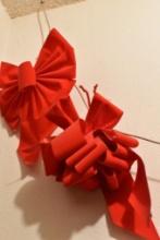 Red bows and some hoops for crafts Please bring a bag or box for your items ...