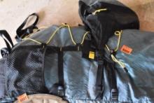 Hiking bag and a few items