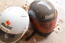 2 Motorcycle helmets Please bring a bag or box for your items.