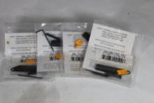 Four Kel-Tec P-11/P-40 belt clips. In packages.