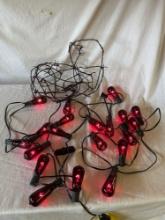 (2) Strings of Lights and Faux Barb Wire