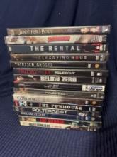 (15) Horror Movie DVDs