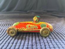 Vintage Tin Toy Racecar