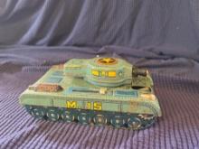 vintage M 15 Tin Toy Tank