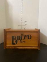 Vintage Wood Bread Box