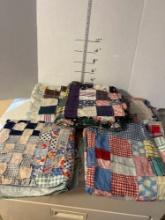 Vintage quilt tops