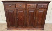 SOLID WOOD CREDENZA