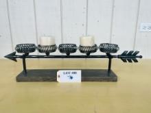 5 CANDLE ARROW CENTERPIECE