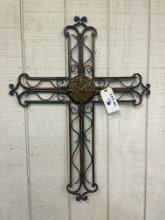 METAL WALL CROSS