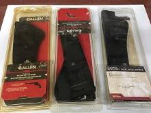 Lot of 3 Allen Holsters, Size 10, 15, 16