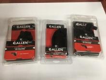 Lot of 3 Allen Holsters, Size 0, 4, 5