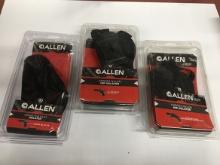 Lot of 3 Allen Holsters, Size 1, 5, 9