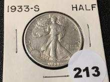 1933-S Walking Liberty Half