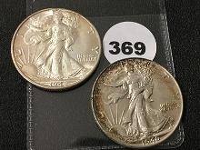 1946, 46-D Walking Liberty Half Dollars