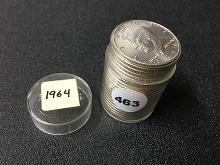 Roll of 1964 Kennedy Half Dollars, UNC