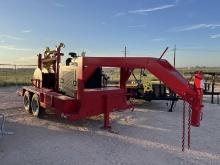 BOWEN 2.5 POWER SWIVEL MTD ON T/A GOOSENECK TRAILER