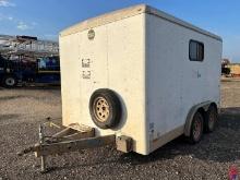 2007 WELLS CARGO 12' T/A ENCLOSED BUMPER PULL CREW TRAILER