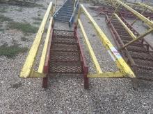 6' STEEL RIG LADDER W/SAFETY RAILS