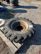 (1) TRACGRADER+ 13.00-24TG TIRE W/ WHEEL