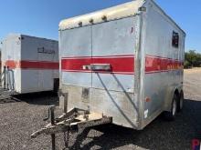 12' T/A ENCLOSED BUMPER PULL CREW TRAILER