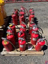 (2) PALLETS OF 18 LB. FIRE EXTINGUISHERS