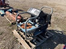 INCOMPLETE PRESSURE WASHER W/ Y-SHAPED TOOL STAND