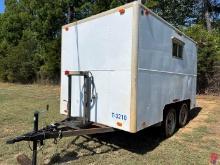 12' T/A BUMPER PULL CREW TRAILER