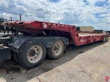 2007 DAKOTA MANUFACTURING CO. / TRAIL-EZE TRI-AXLE OILFIELD LOWBOY TRAILER