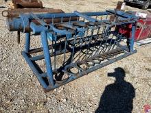 FISHING TOOL RACKS/ VARIOUS SIZE OVERSHOTS & TOOLS