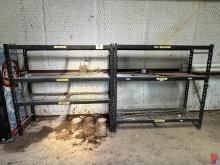 (2) 6' X 2' X 6' SHELVING UNITS