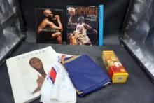 Michael Jordan Books, Rams Flag, Brain Quest, Farm Aid Flag