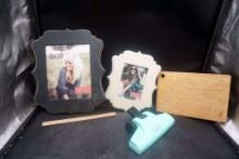 Picture Frames, Vacuum End & Cutting Board